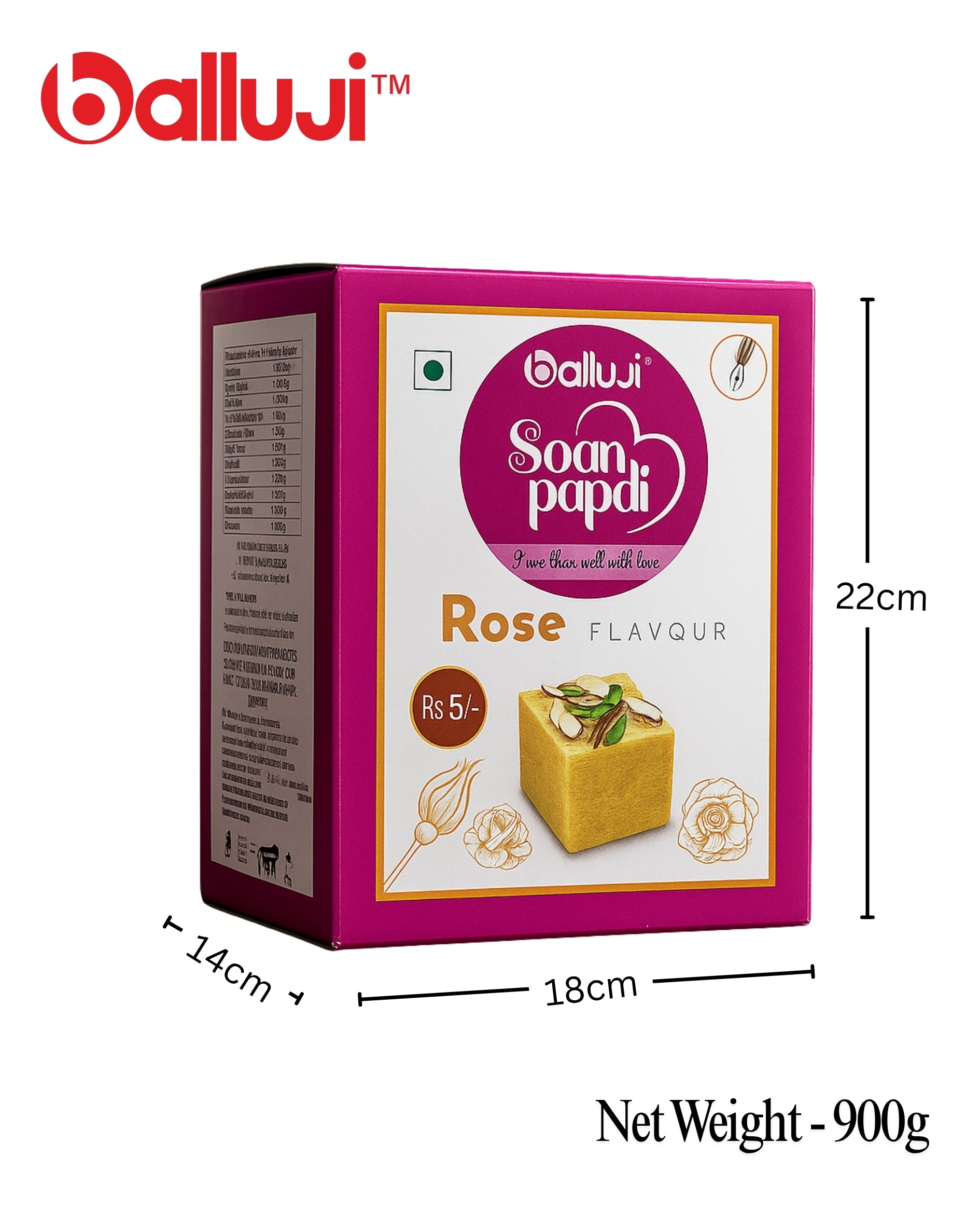 Rose Soan Papdi – Floral Delight in Every Bite