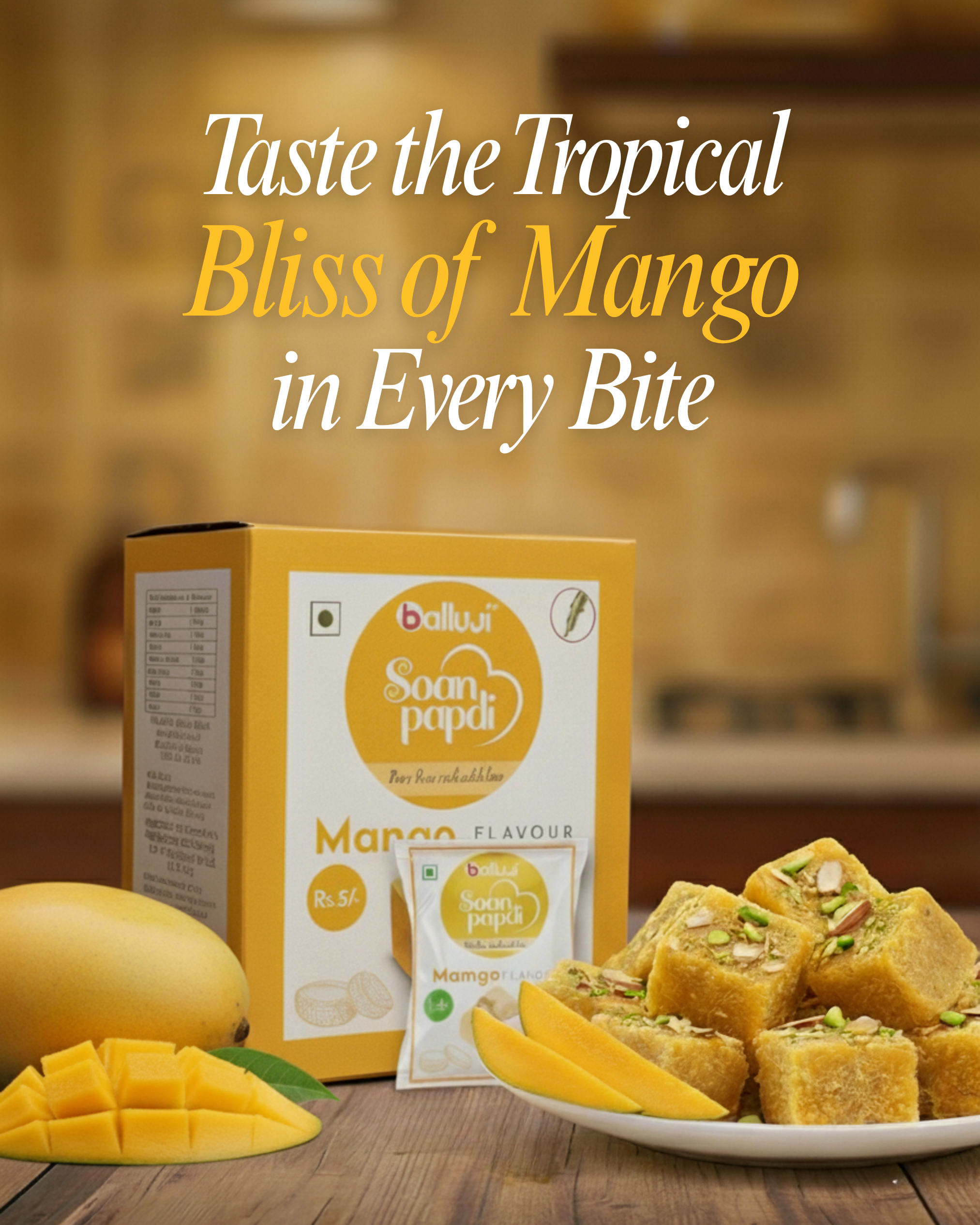 Mango Soan Papdi – A Taste of Summer, Anytime